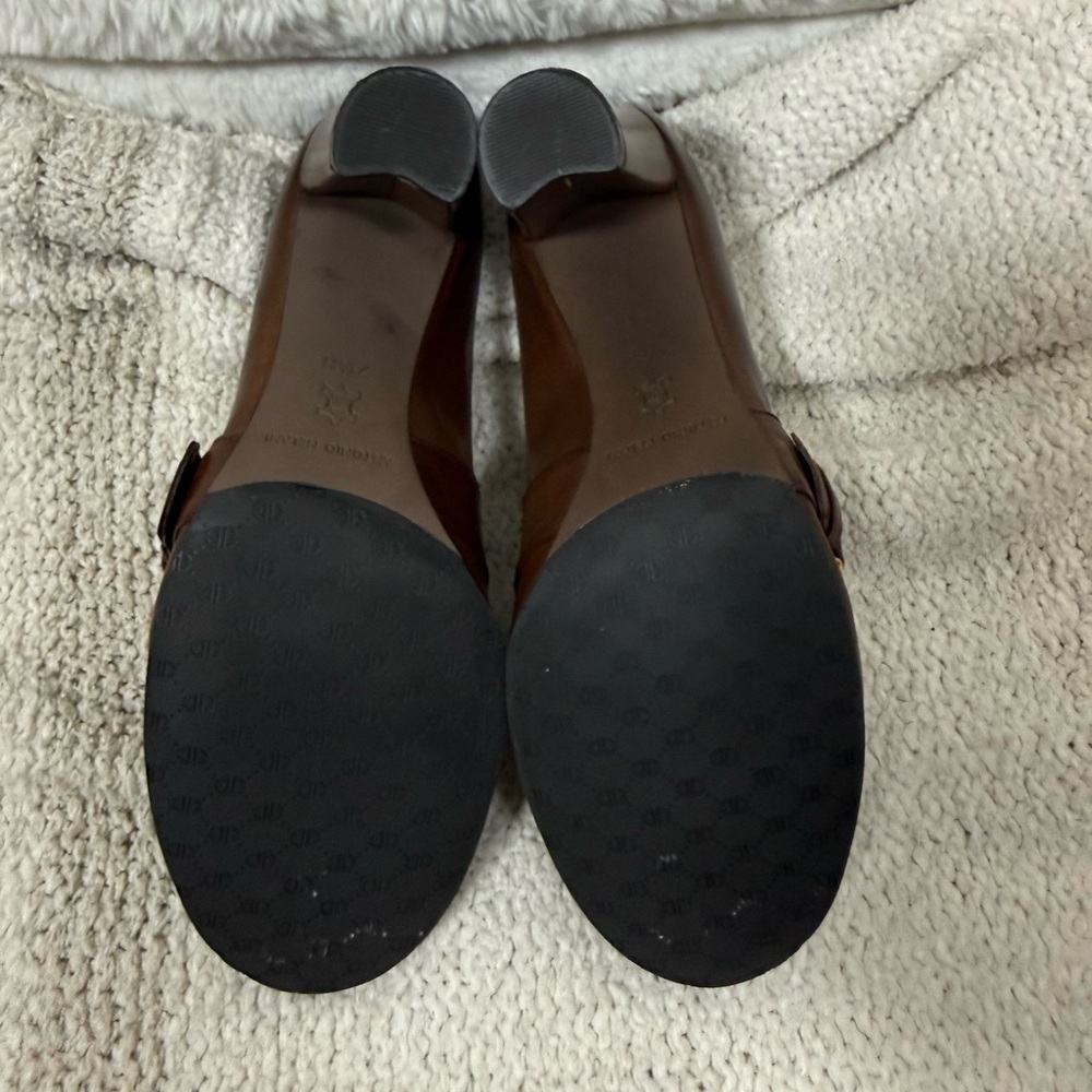 ANTONIO MELANI Chocolate Brown Heels - Picture 7 of 8